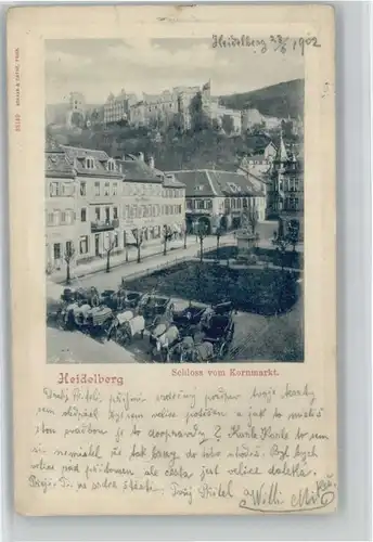 Heidelberg Schloss Kornmarkt x