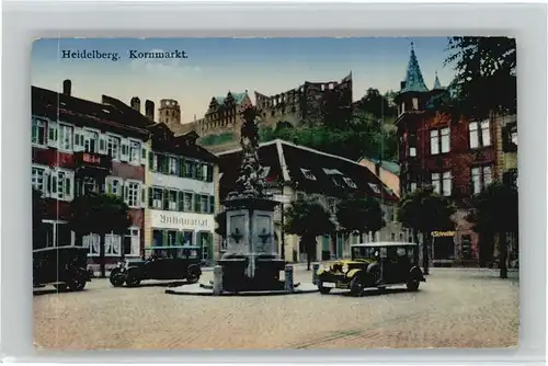 Heidelberg Kornmarkt Schloss *
