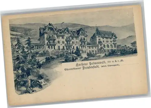 Freudenstadt Freudenstadt Kurhaus Palmenwald * / Freudenstadt /Freudenstadt LKR