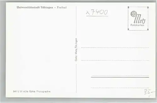 Tuebingen Tuebingen Schwimmbad * / Tuebingen /Tuebingen LKR