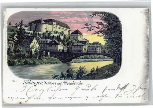 Tuebingen Alleenbruecke Schloss x