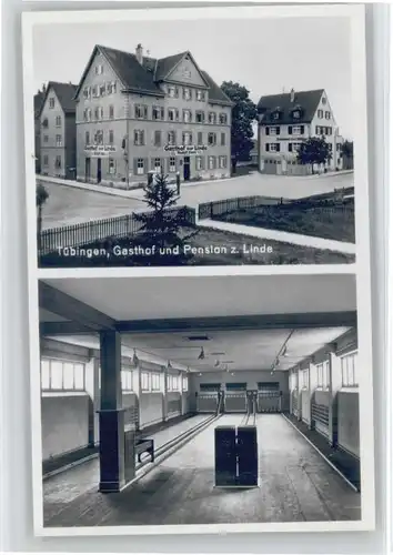 Tuebingen Gasthof Pension zur Linde Kegelbahn *