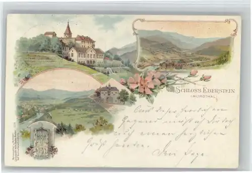 Gernsbach [Stempelabschlag] Schloss Eberstein x