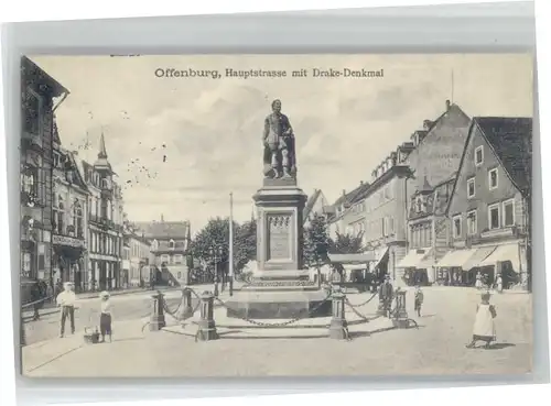 Offenburg Hauptstrasse Drake-Denkmal x