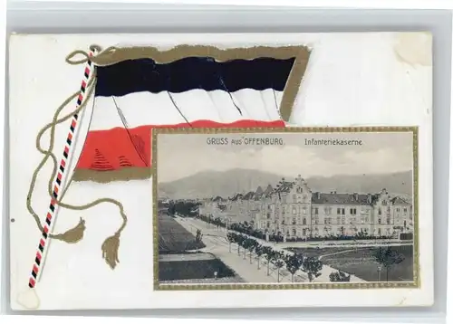 Offenburg Infanteriekaserne Fahne x