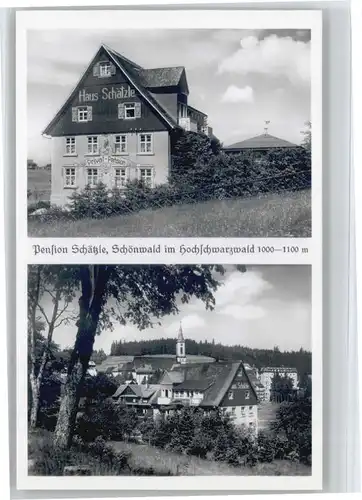 Schoenwald Schwarzwald Schoenwald Schwarzwald Pension Schaetzle * / Schoenwald im Schwarzwald /Schwarzwald-Baar-Kreis LKR