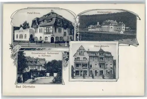 Bad Duerrheim Hotel Krone Kindersolbad Haus Baeuerle Salinenamt *