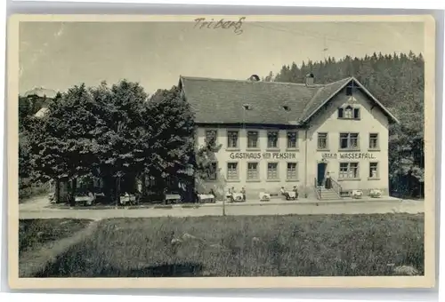 Triberg Gasthof ueberm Wasserfall *