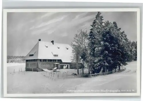 Furtwangen Gasthaus Pension Martinskapelle *