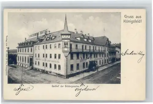 Koenigsfeld Gasthof der Bruedergemeine x