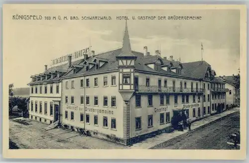 Koenigsfeld Hotel Gasthof Der Bruedergemeine *
