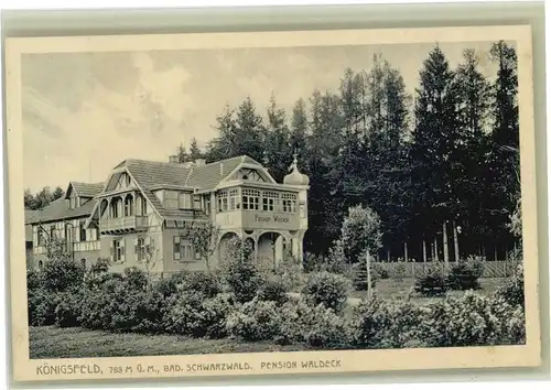 Koenigsfeld Schwarzwald Koenigsfeld Pension Waldeck * / Koenigsfeld im Schwarzwald /Schwarzwald-Baar-Kreis LKR