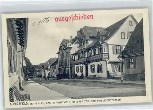 Koenigsfeld Schwarzwald Koenigsfeld Friedrichstrasse * / Koenigsfeld im Schwarzwald /Schwarzwald-Baar-Kreis LKR