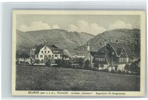 Beuron Donautal Beuron Kurhotel Waldeck x / Beuron /Sigmaringen LKR
