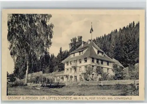 Hinterzarten Hinterzarten Gasthof Pension zur Loeffelschmiede * / Hinterzarten /Breisgau-Hochschwarzwald LKR