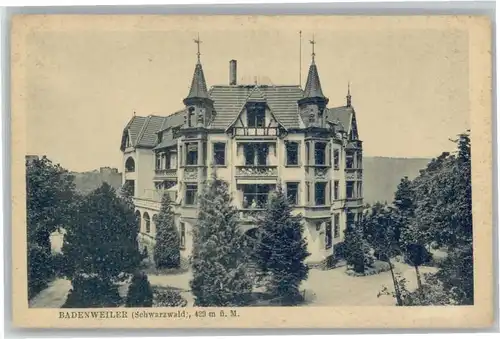 Badenweiler Hotel Waldhaus *
