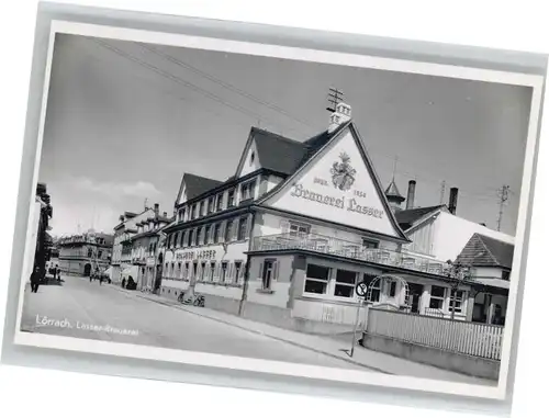 Loerrach Loerrach Lasser Brauerei * / Loerrach /Loerrach LKR