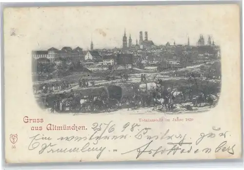 Muenchen Ansicht 1820 x