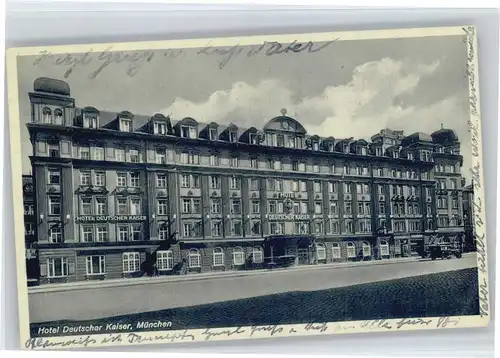 Muenchen Hotel Deutscher Kaiser x