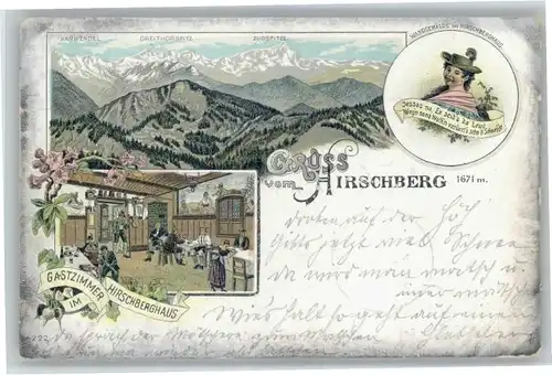 Mittenwald Hirschberg Gasthof x