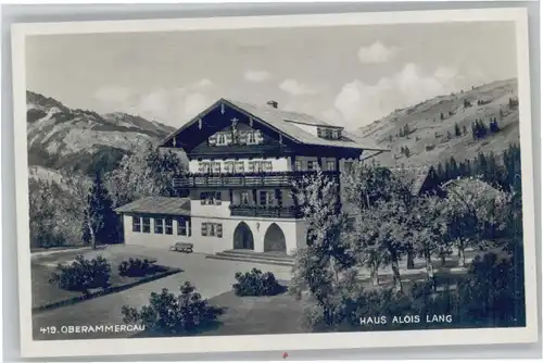 Oberammergau Haus Alois Lang *