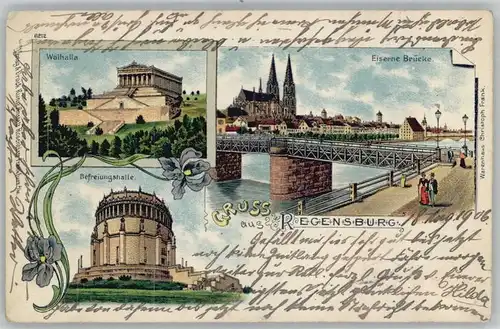 Regensburg Walhalla Befreiungshalle Eiserne Bruecke x