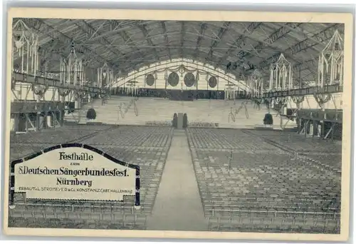 Nuernberg Nuernberg Festhalle Deutsches Saengerbundesfest x / Nuernberg /Nuernberg Stadtkreis