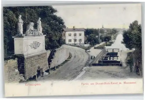 Erlangen Erlangen Donau Main Kanal Monument * / Erlangen /Erlangen Stadtkreis