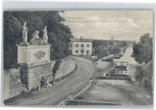 Erlangen Donau Main Kanal Monument x