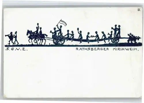 Erlangen [Handschriftlich] Rathsberger Kirchweih *