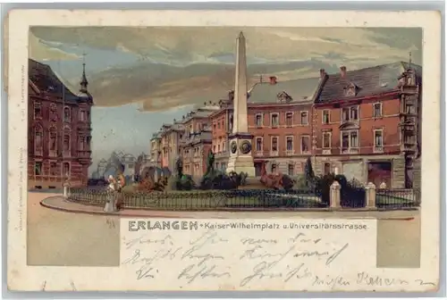 Erlangen Erlangen Kaiser Wilhelm Platz Unsversitaetsstrasse x / Erlangen /Erlangen Stadtkreis