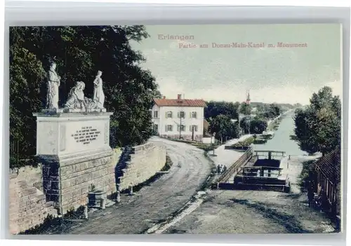 Erlangen Donau Main Kanal Monument *
