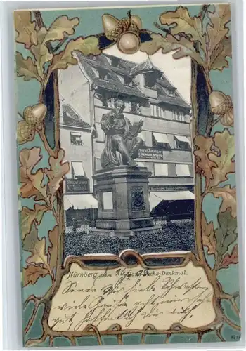 Nuernberg Hans Sachs Denkmal  x