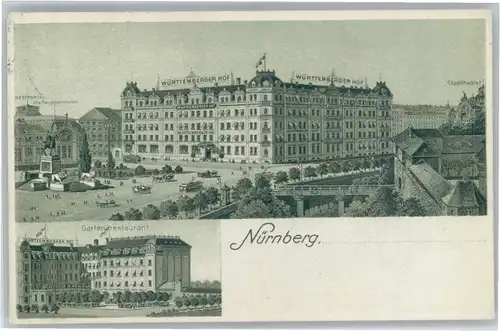 Nuernberg Wuerttembergerhof Garten Restaurant  x