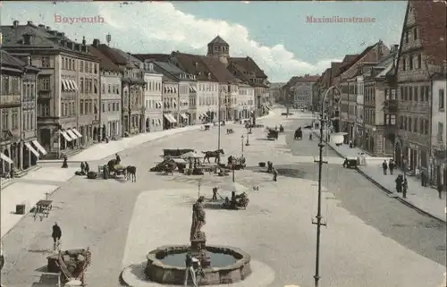 Bayreuth Maximilianstrasse Brunnen x
