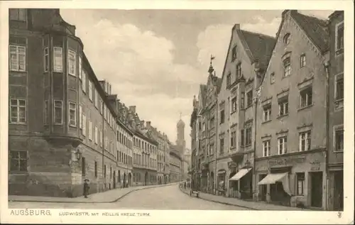 Augsburg Ludwigstrasse Heilig Kreuz Turm *