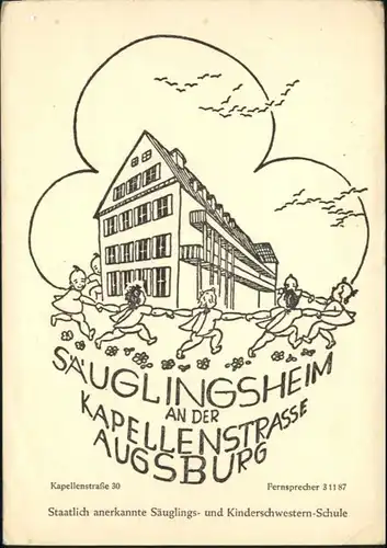 Augsburg Saeuglingsheim Kapellenstrasse *