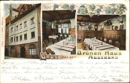 Augsburg Augsburg Gasthaus Gruenen Haus x / Augsburg /Augsburg LKR