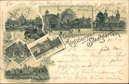 Augsburg Augsburg Stadtgarten Forsthaus Cafehaus Konzerthalle x / Augsburg /Augsburg LKR