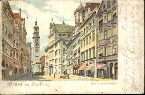 Augsburg Rathaus Perlachturm x