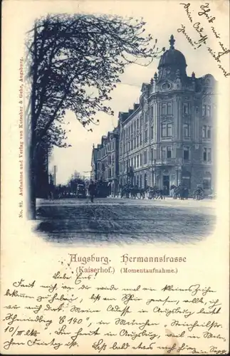 Augsburg Hermannstrasse Kaiserhof x