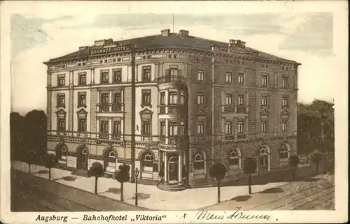 Augsburg Augsburg Bahnhofhotel Viktoria x / Augsburg /Augsburg LKR