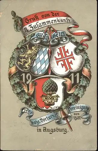 Augsburg Wappen Vorturner Vereinigung x