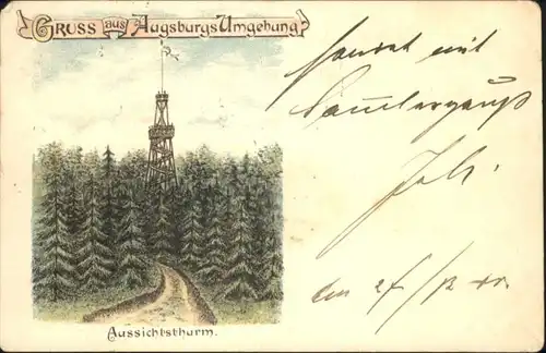 Augsburg Augsburg Aussichtsturm x / Augsburg /Augsburg LKR