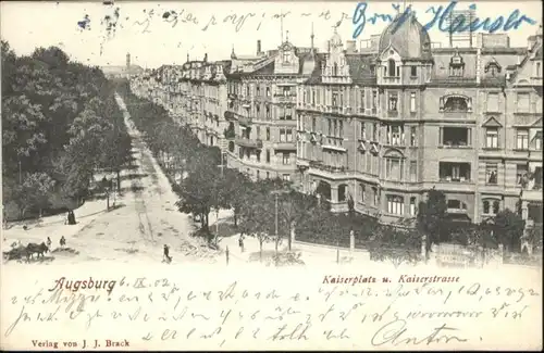 Augsburg Kaiserplatz Kaiserstrasse x