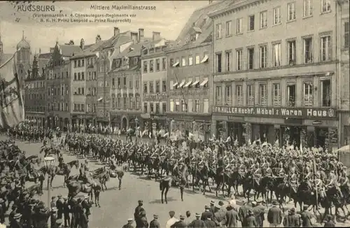 Augsburg Augsburg 4. Regiment Maximilianstrasse  x / Augsburg /Augsburg LKR