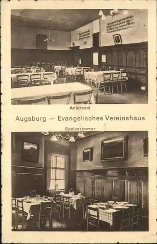 Augsburg Vereinshaus Adlersaal Speisezimmer x