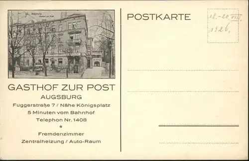 Augsburg Gasthof zur Post *