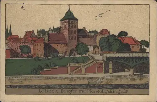 Luebeck Marstallgefaengnis Burgtor *