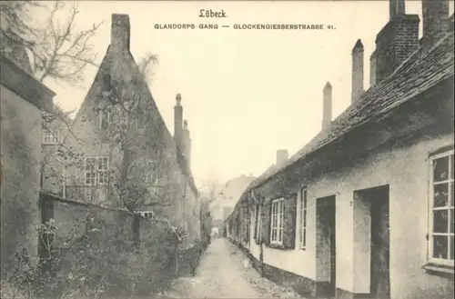 Luebeck Glandorps Gang Glockengiesserstrasse 41 *